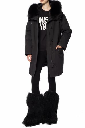 Fur-trimmed jacket, zdjęcie 2 Fur-trimmed jacket od Yves Salomon